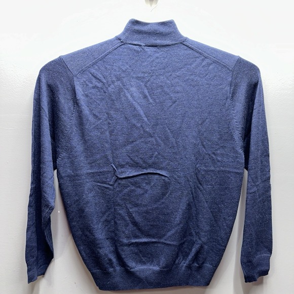 Jos. A. Bank Other - Jos A Bank Signature Collection Mens Large Navy Blue 100% Merino Wool Mock Neck